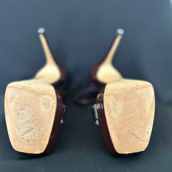 ALDO scarlett High heel sandal - Stiletto heel Dark Brown size 7 - Picture 7 of 9